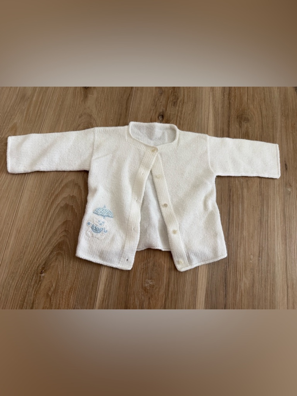 Vintage knit baby sweater